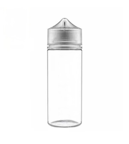 Il Flacone trasparente ha una capacità di 100ml, realizzato in PET.